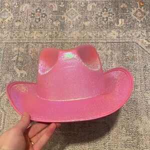 Shimmering Pink Cowgirl Hat